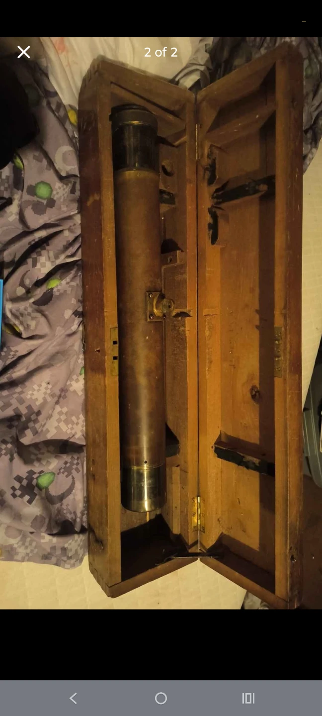 W. Watson & Sons Ltd. Telescope x8 in Wooden Case - photo 2