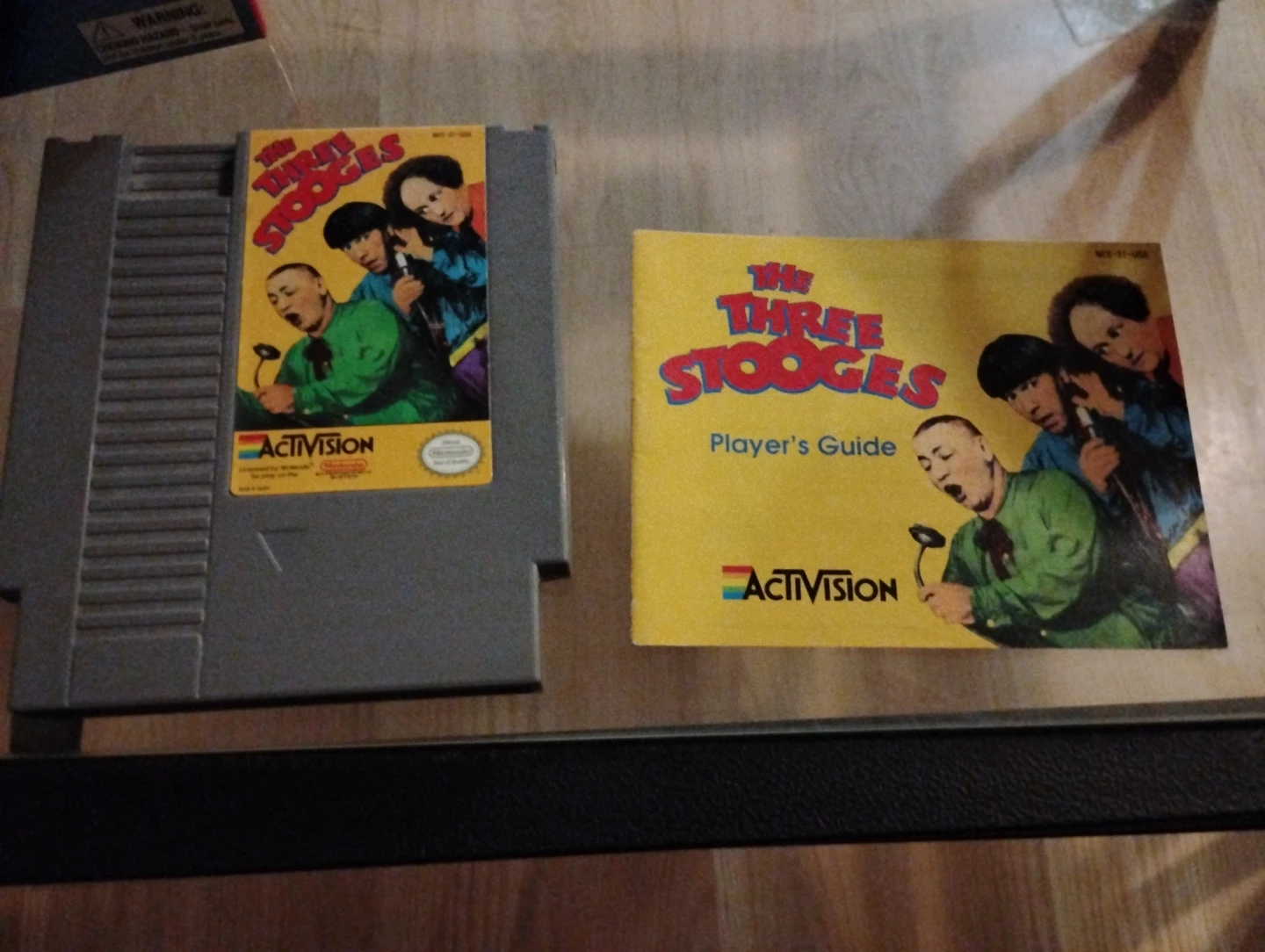 The Three Stooges NES Game with Player's Guide
