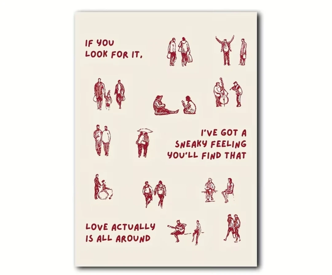 Framed Print "Love Actually Is All Around" - photo 2