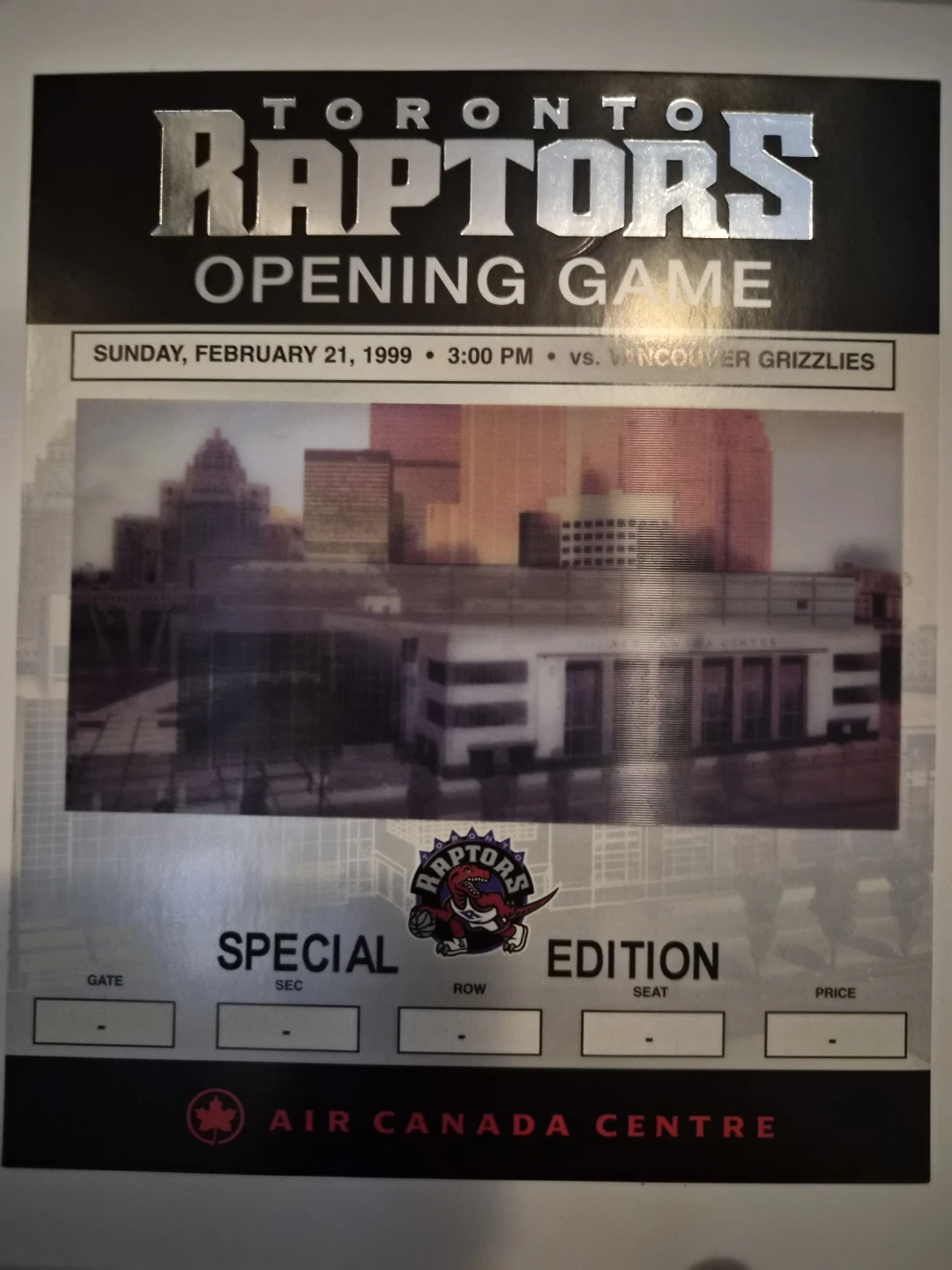 Toronto Raptors & Maple Leafs Opening Night Memorabilia Lot - photo 3