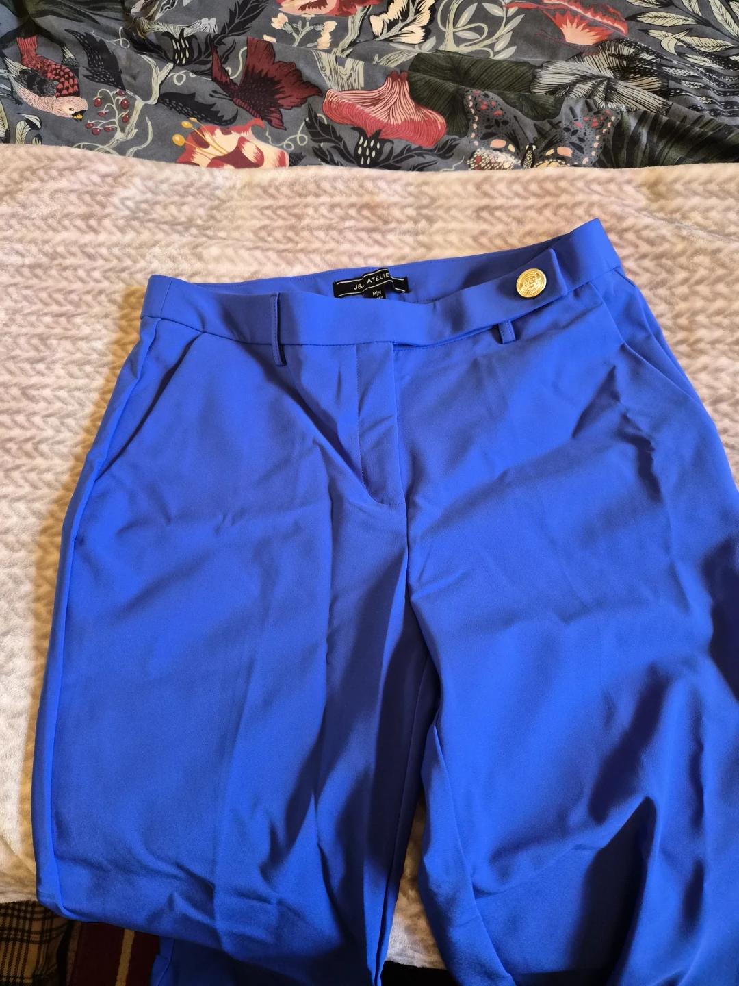 J&J Atelier Blue Trousers - Size M