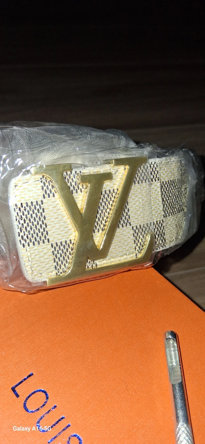 Louis Vuitton Damier Azur Belt