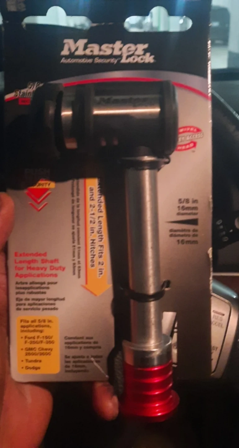 Master Lock 5/8" Extended Length Hitch Lock - photo 2