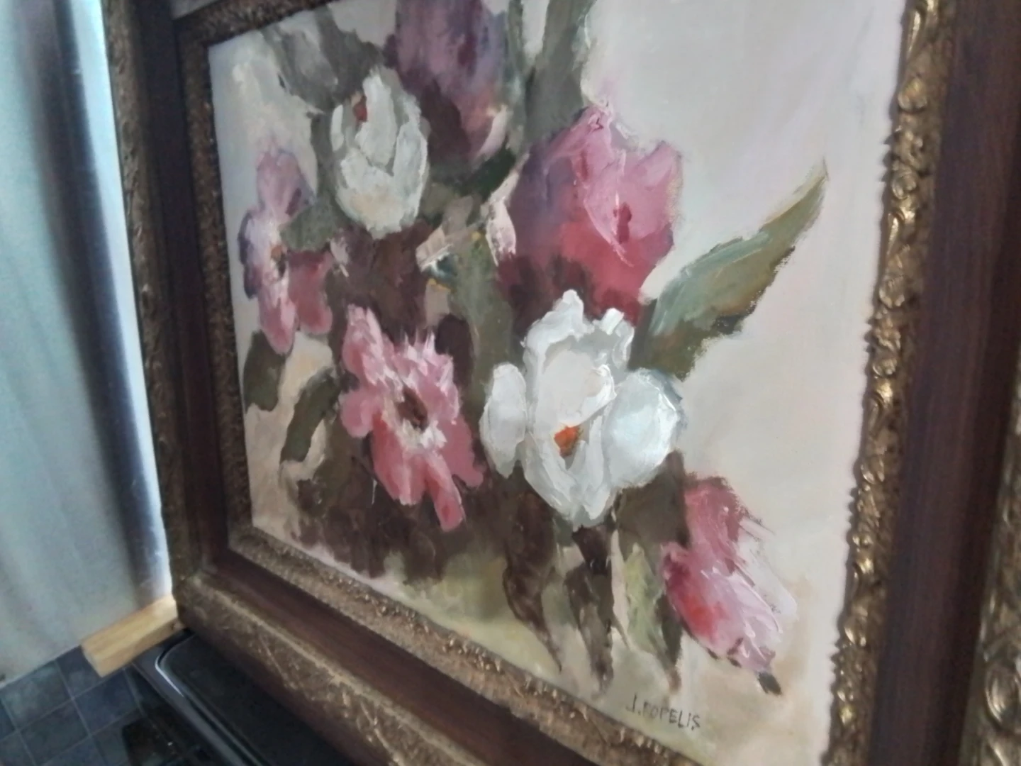 Jūlijs Popelis (1914-1984) Floral Still Life Oil Painting - photo 4