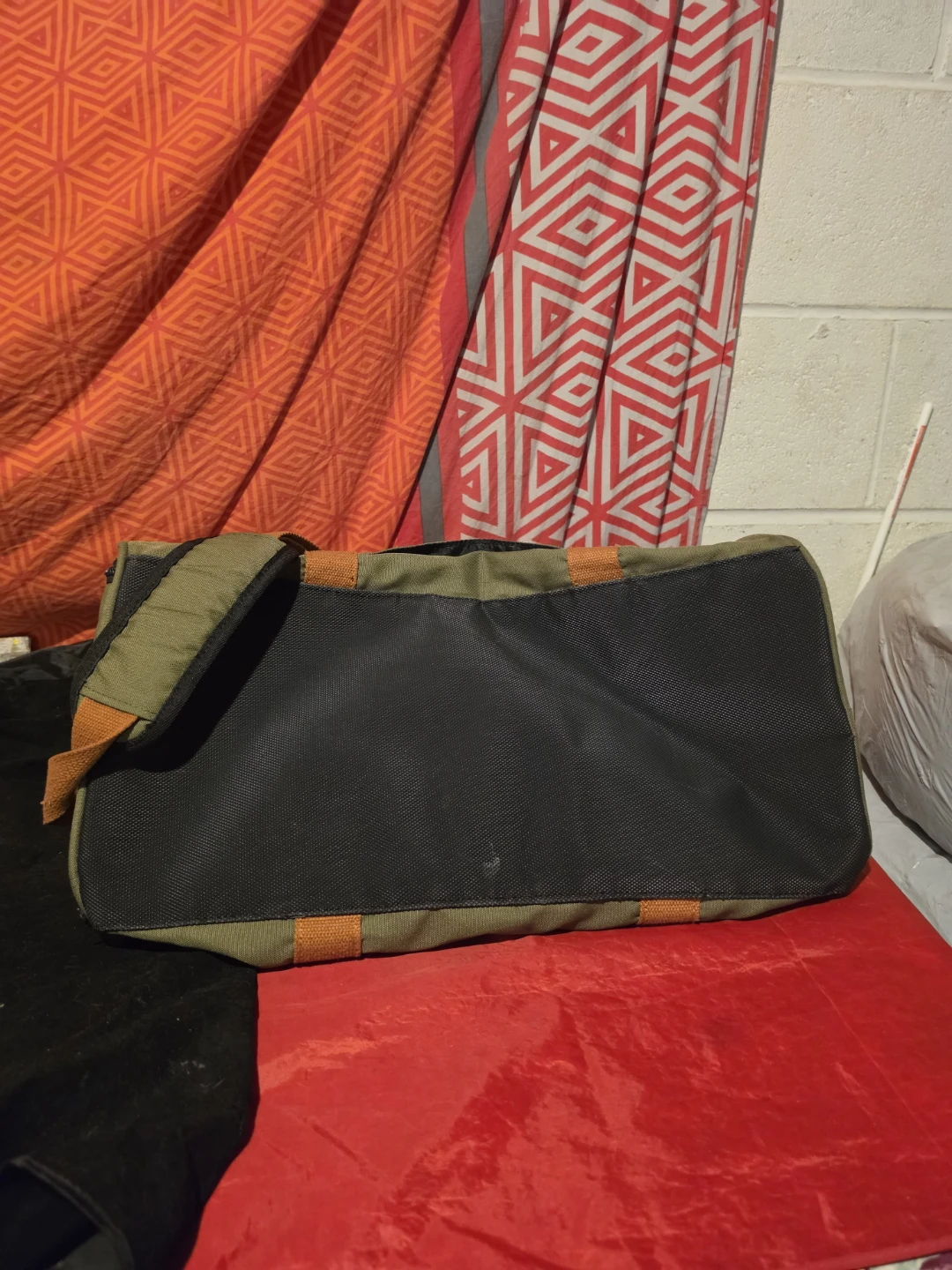 Olive Green Duffel Gym Bag - photo 5