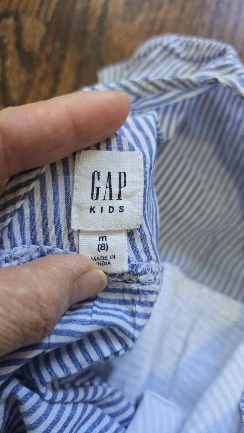 GAP Girls Blue Top Size 8Y - photo 2