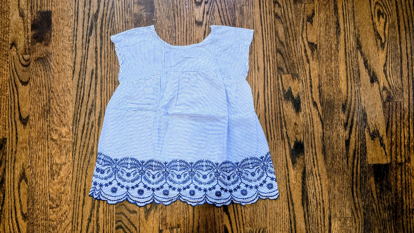 GAP Girls Blue Top Size 8Y - photo 3