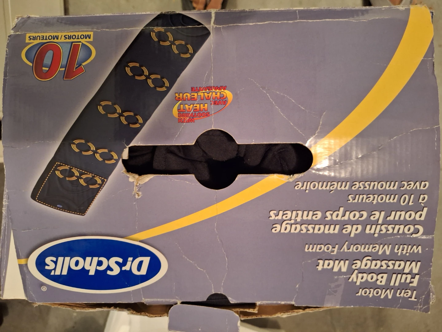 Dr. Scholl's Ten Motor Full Body Massage Mat with Memory Foam - photo 3