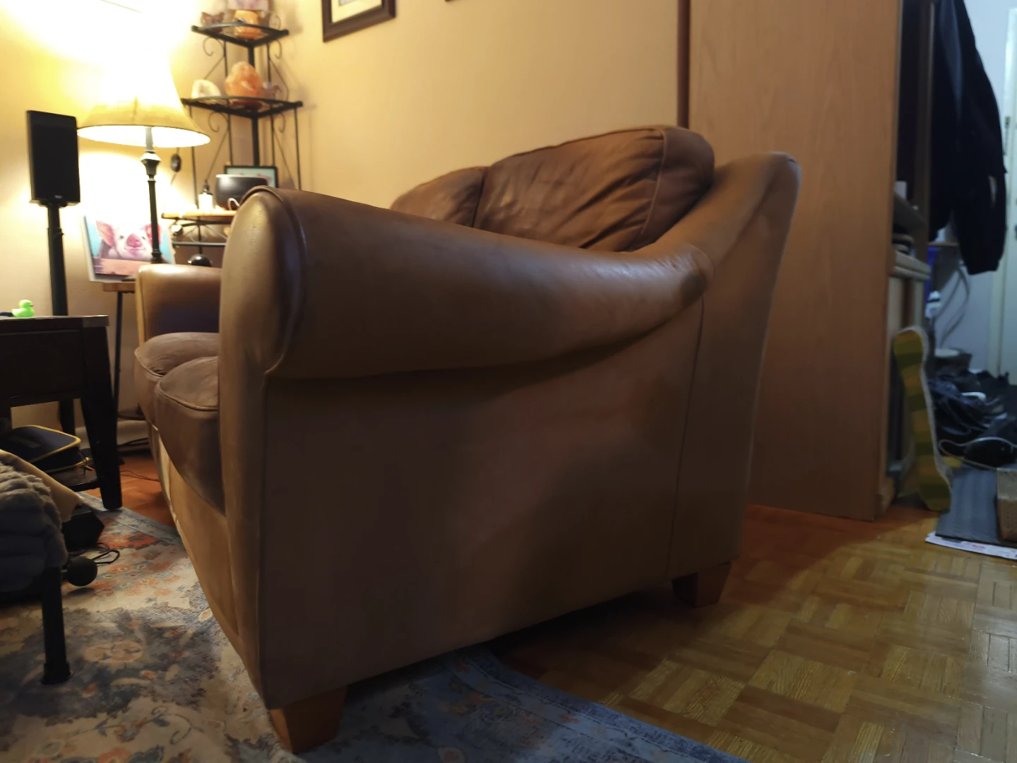 Free Couch/Loveseat (Suede) (Not Micro-Suede) (Read Desc) - photo 2