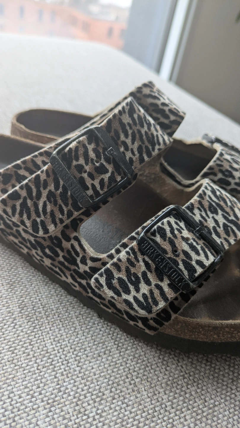 Birkenstock Arizona Limited Edition Leopard Print Sandals - photo 5
