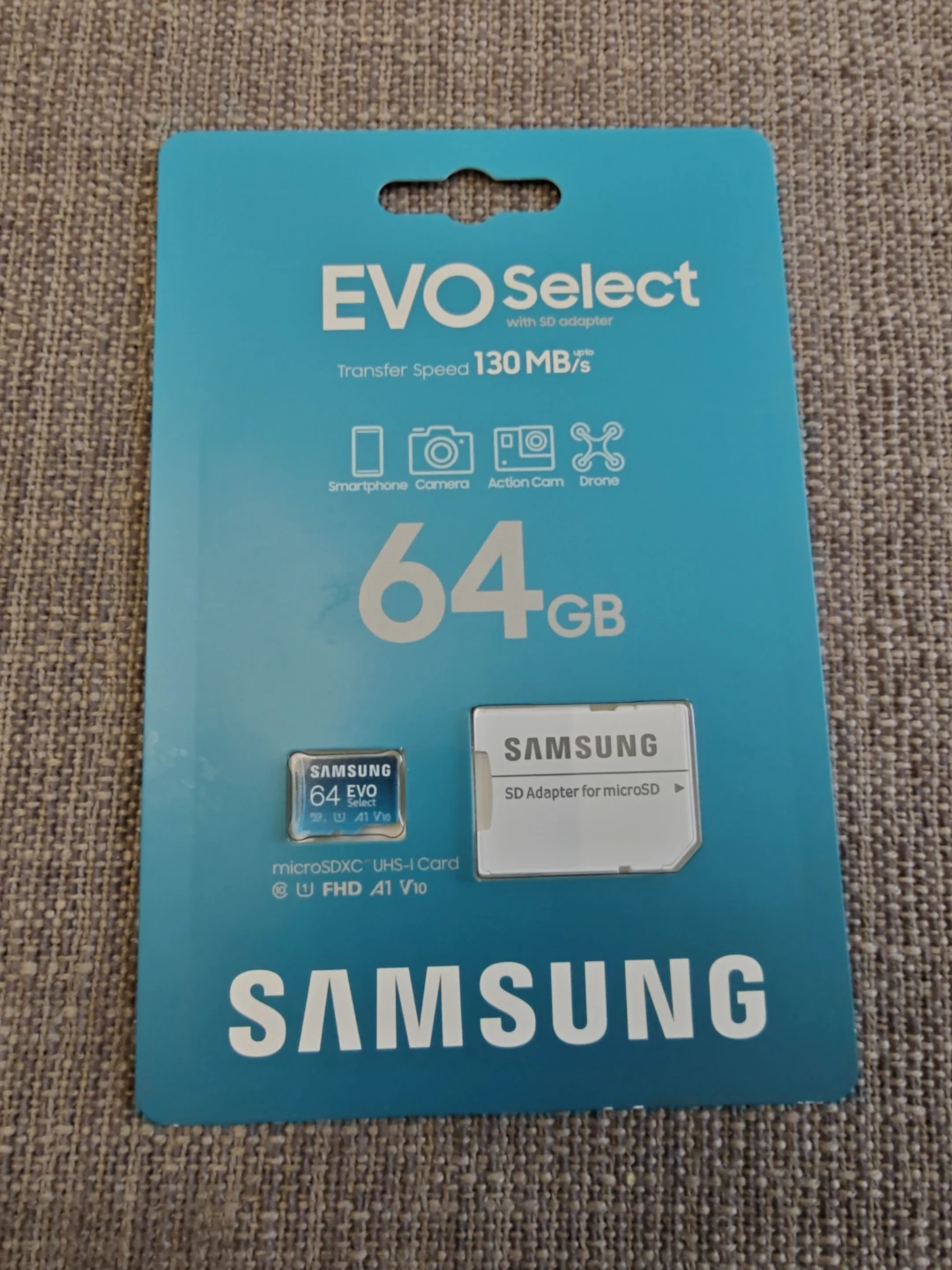 Samsung EVO Select 64GB microSDXC Card with SD Adapter