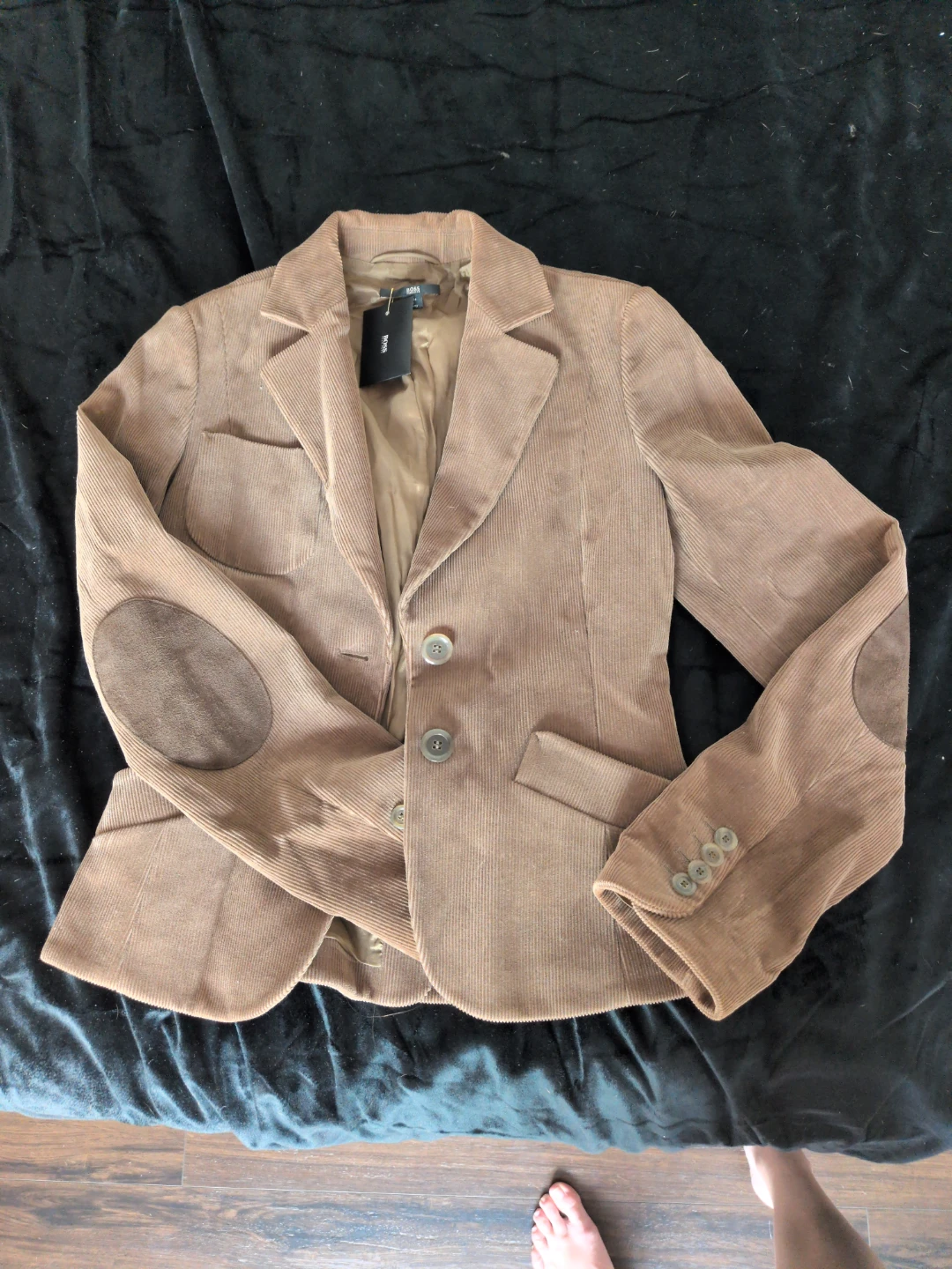 BOSS Hugo Boss Corduroy Blazer - Size UK 4