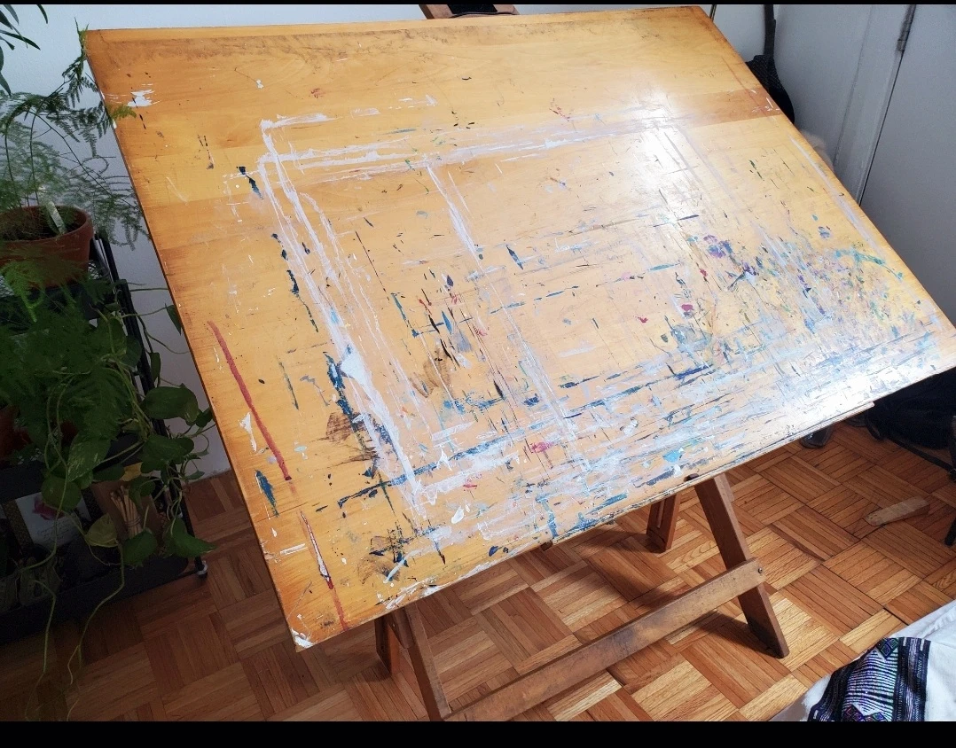 Vintage art / drafting table - photo 3