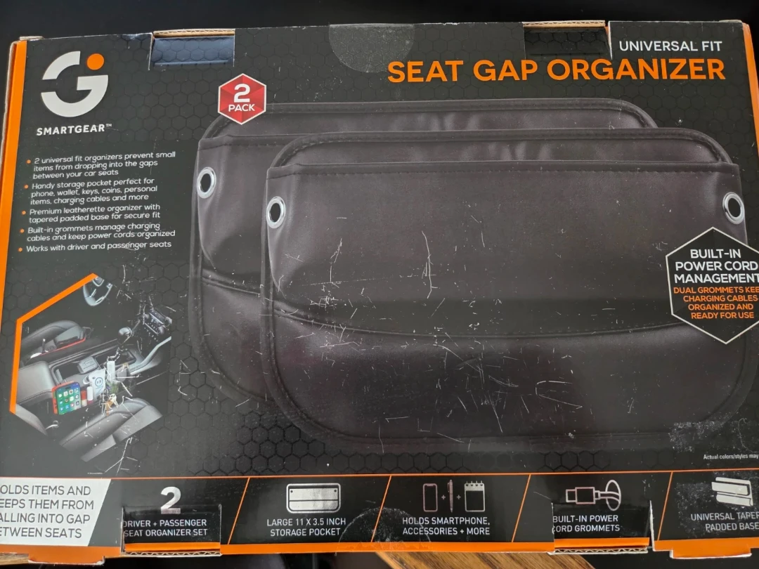 SmartGear Universal Fit Seat Gap Organizer (2 Pack) - photo 2