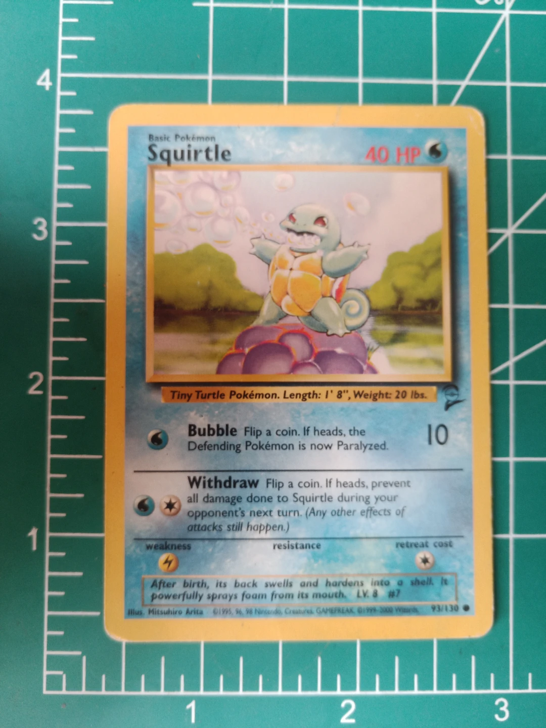 Pokémon Squirtle Trading Card