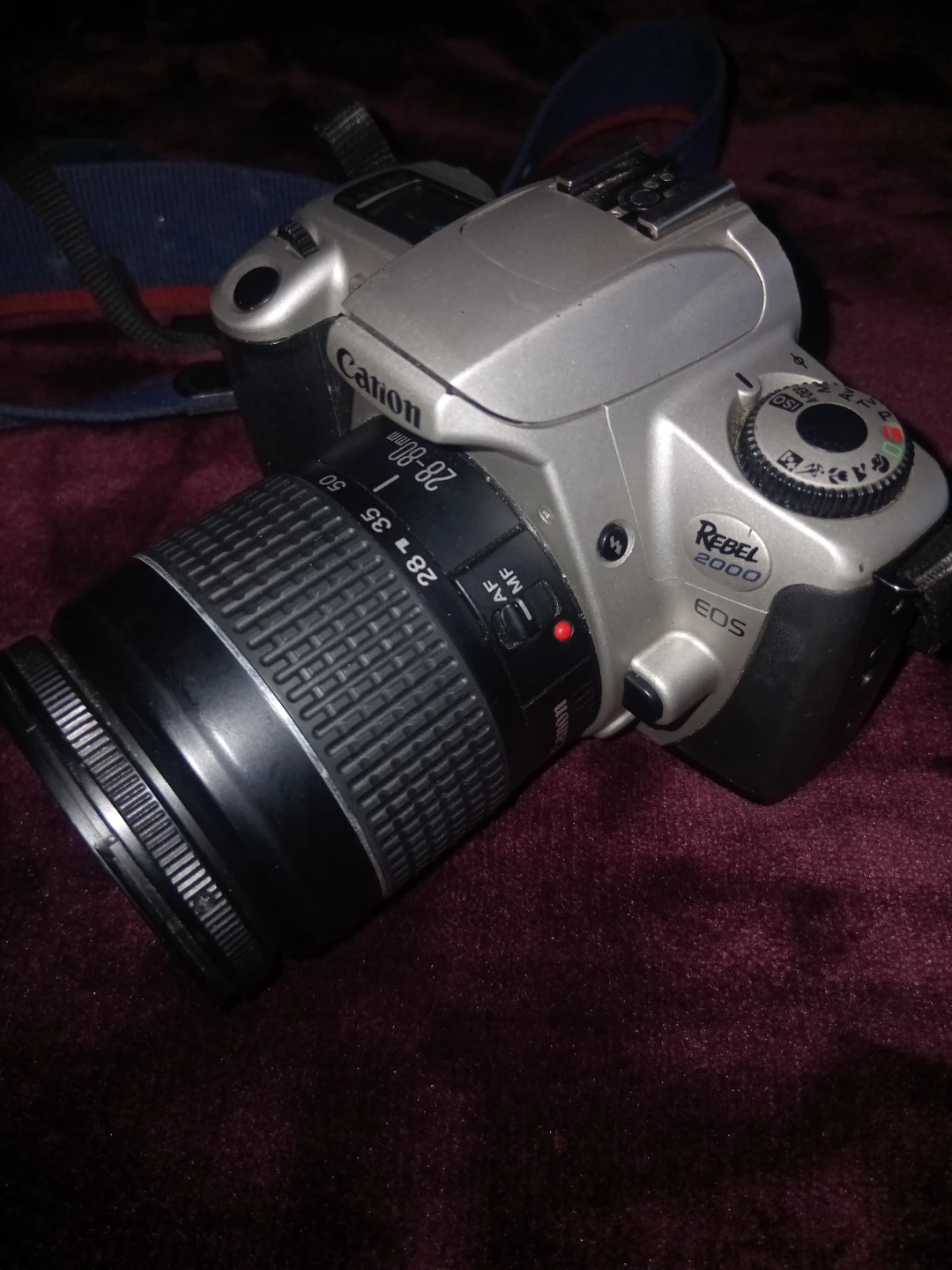 Canon Rebel 2000 EOS Film Camera with 28-80mm Lens