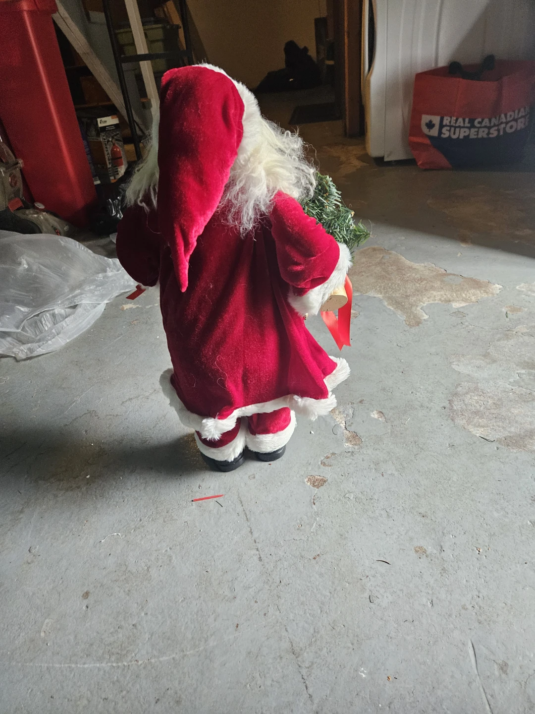 Decorative Santa Claus Figure with Mini Tree - photo 5