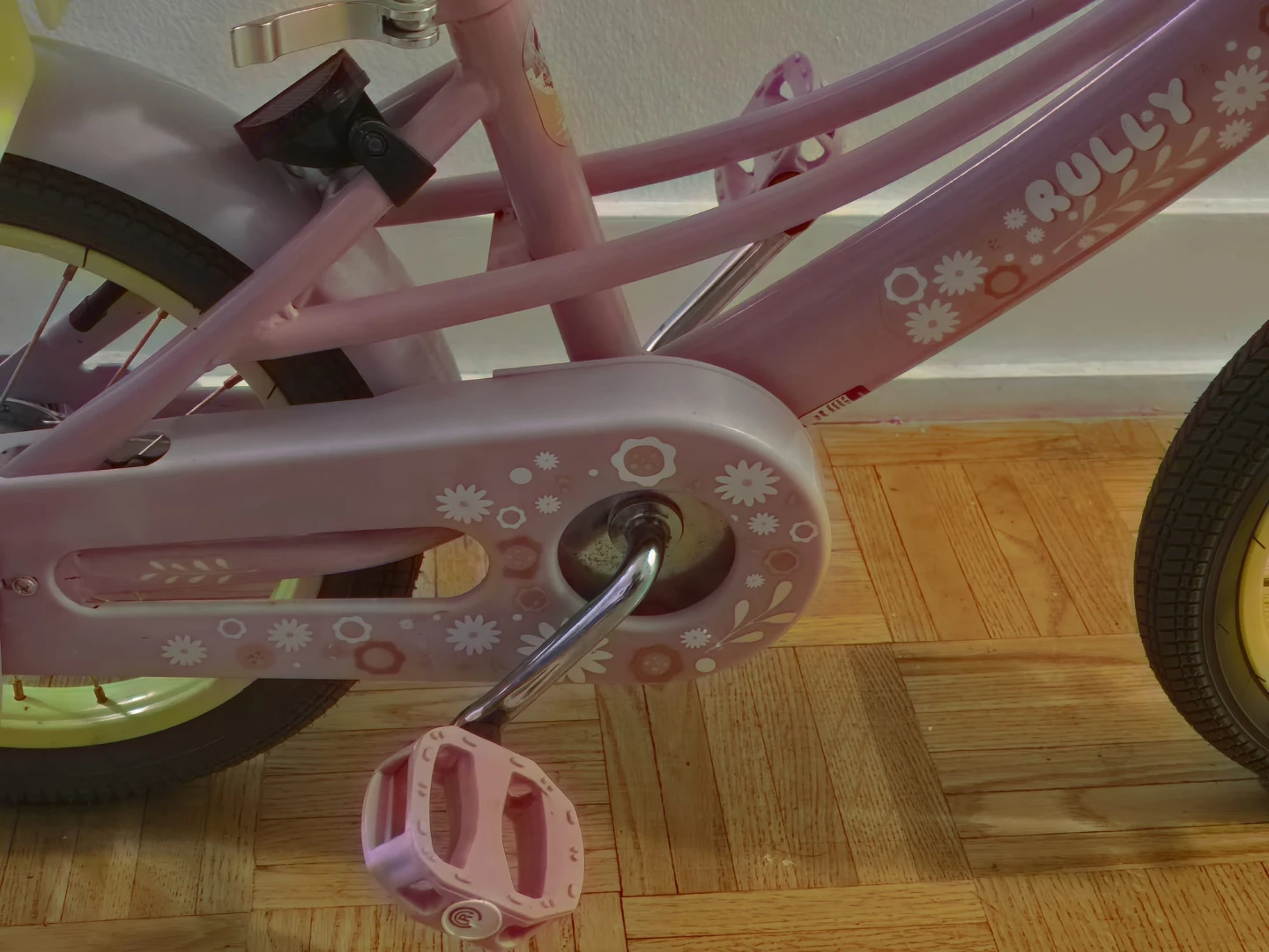 RULLY Pink Kids Bicycle with Basket and Rear Seat - photo 5