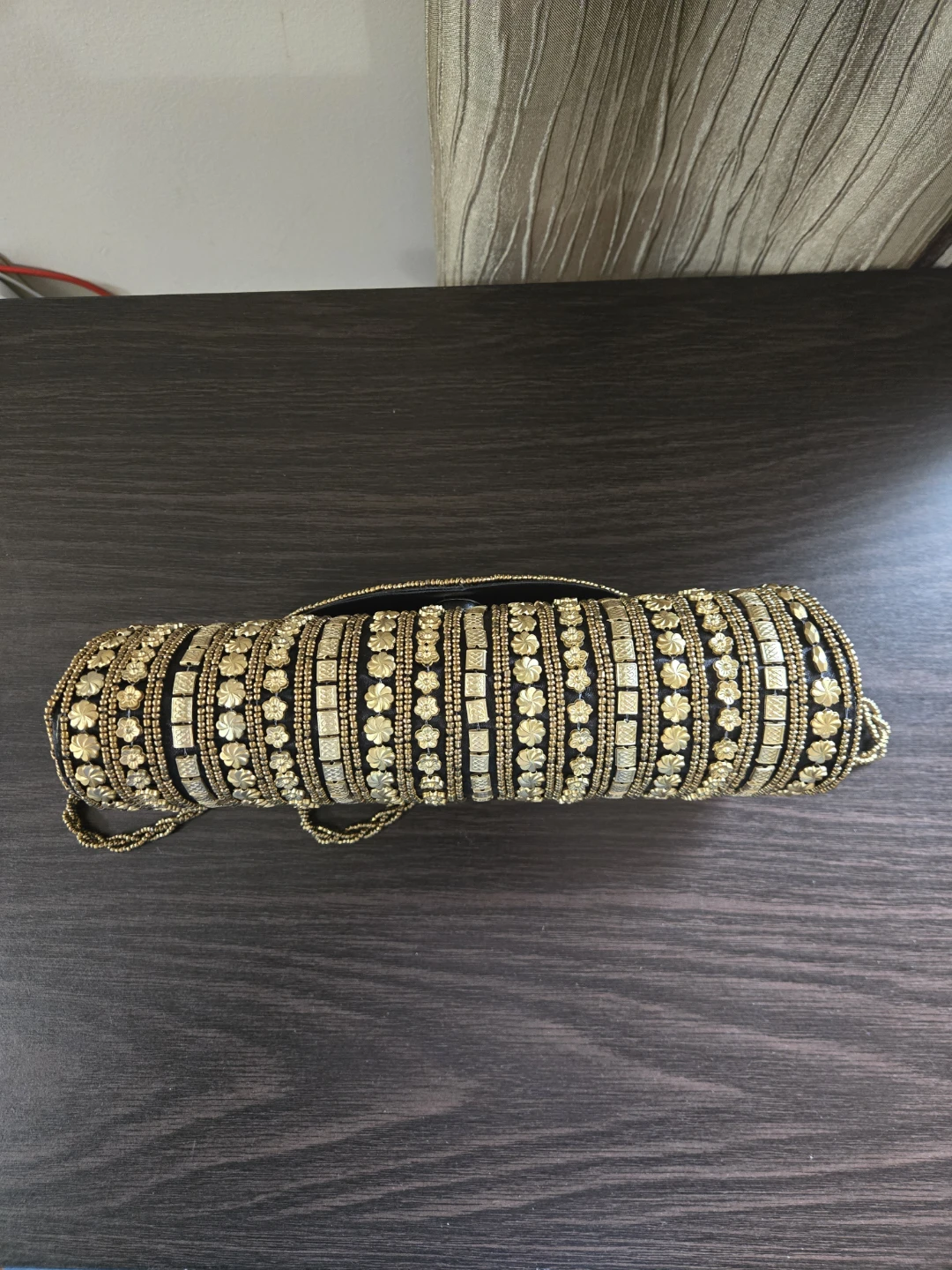 Embellished Clutch Purse with Chain Strap - photo 4