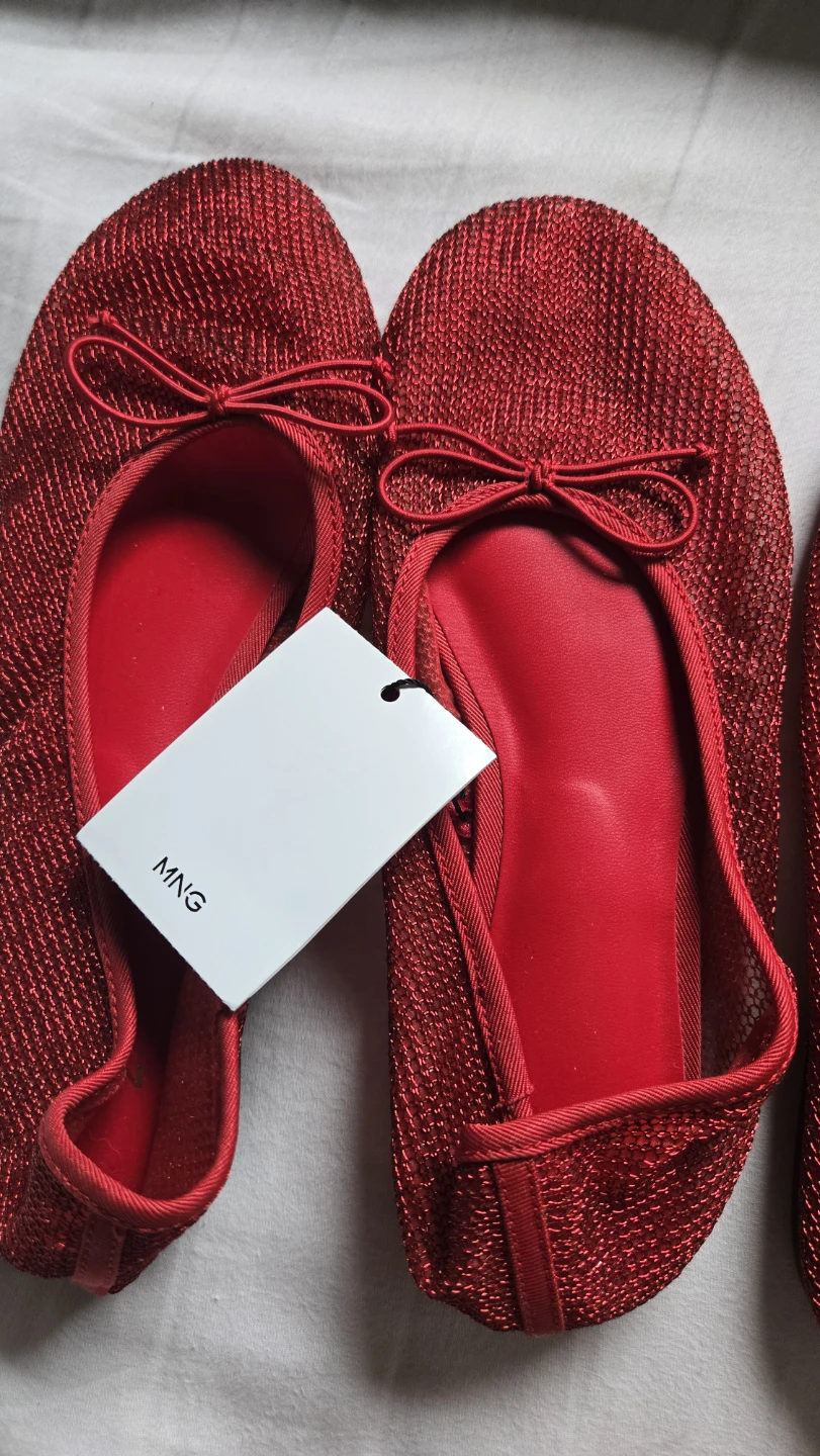 NEW Spanish Red MNG Ballet Flats - photo 3