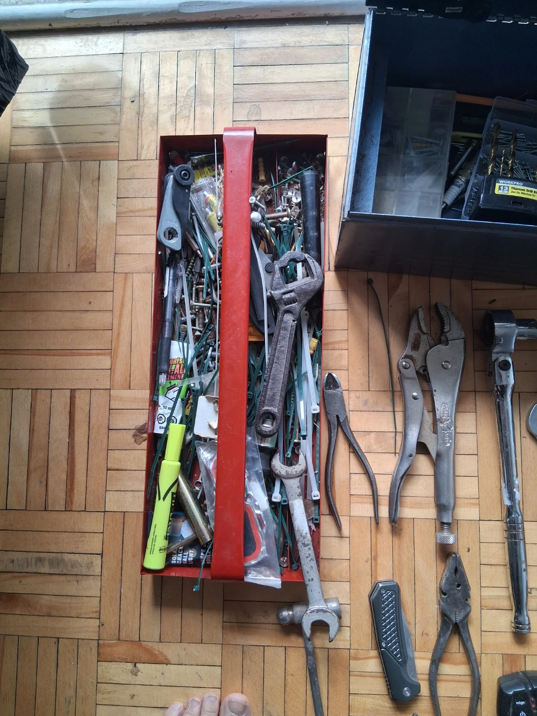 Assorted Hand Tools and Tool Box - photo 3