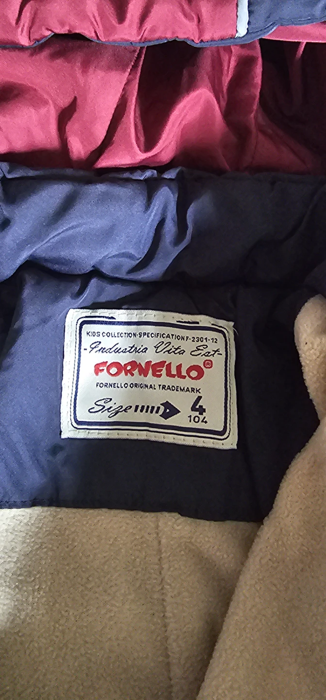 Forvello Ski Suit - Blue/Red Size 104 - photo 2