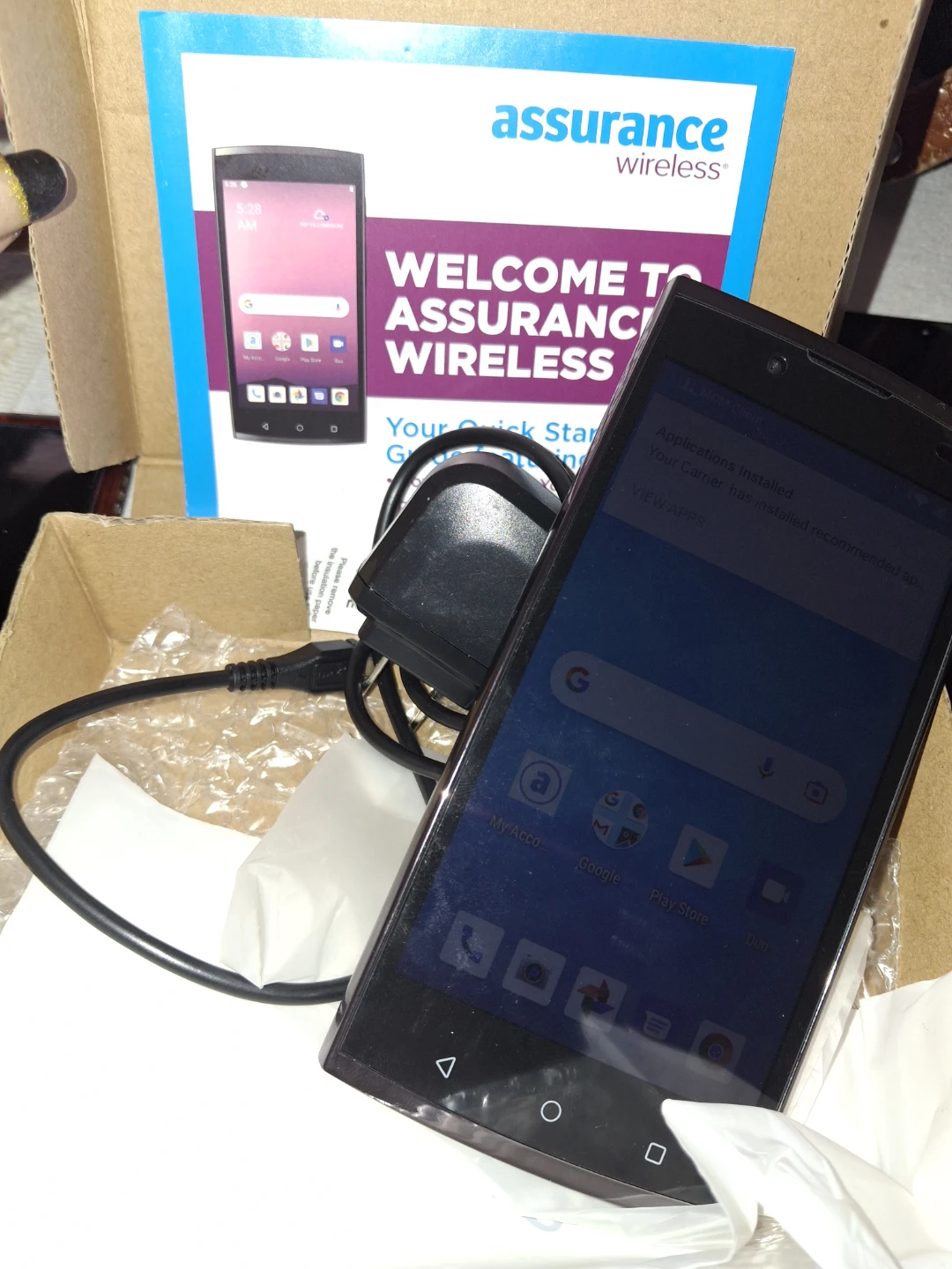 UMX Android Smartphone with Charger and Box