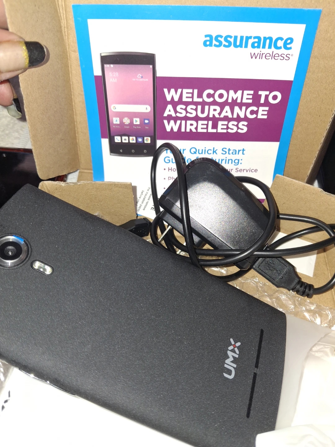 UMX Android Smartphone with Charger and Box - photo 3
