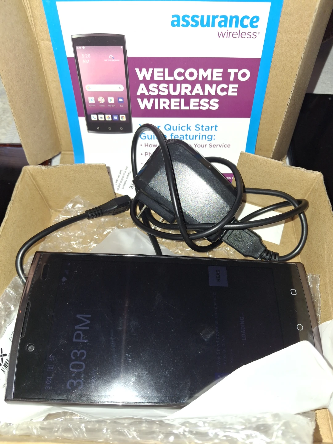 UMX Android Smartphone with Charger and Box - photo 4