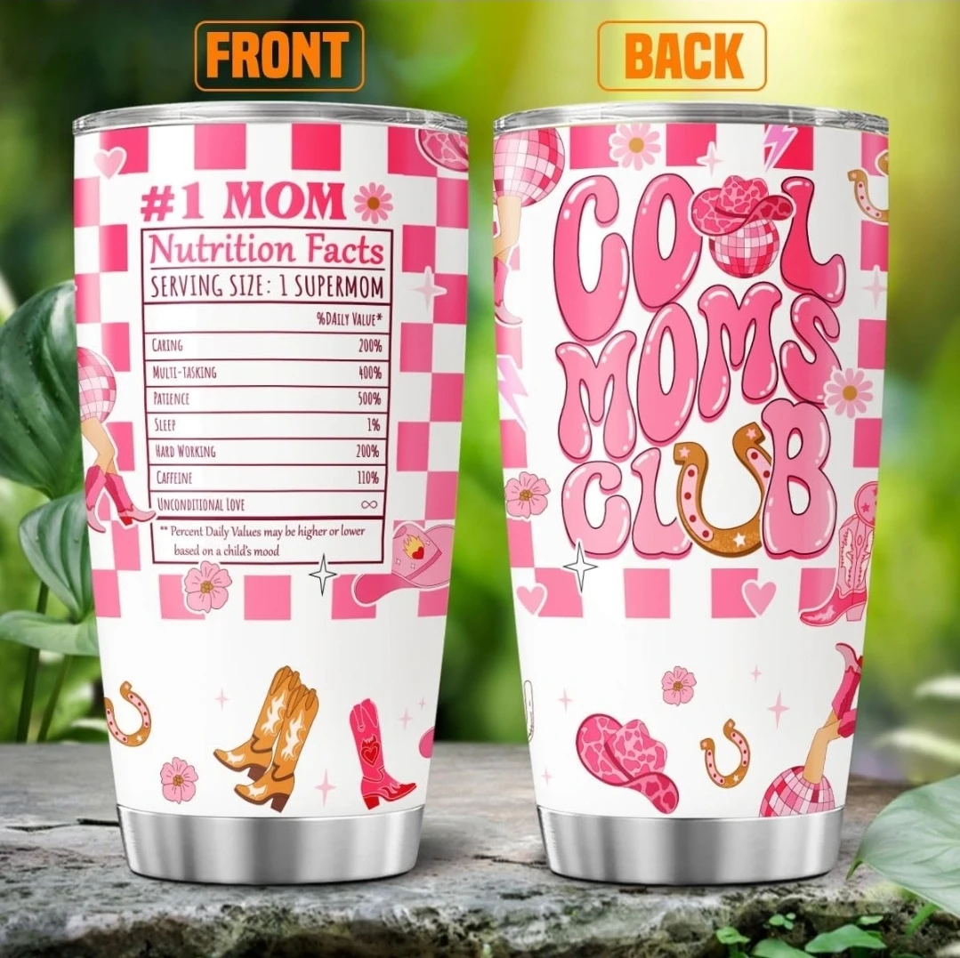 20 Oz Tumbler with Lid and Straw - Cool Moms Club - photo 2