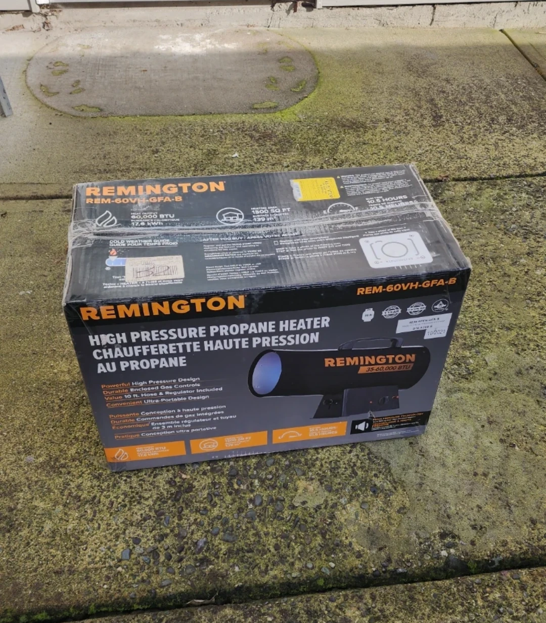 Remington High Pressure Propane Heater REM-60VH-GFA-B