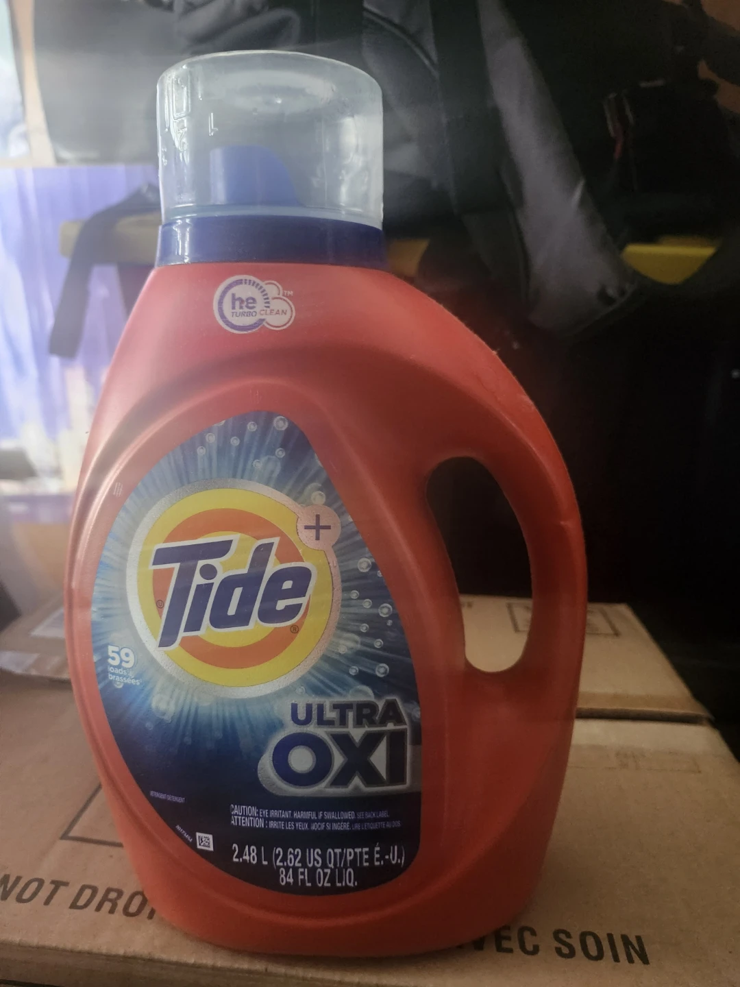 Tide Ultra Oxi Liquid Laundry Detergent 84 oz