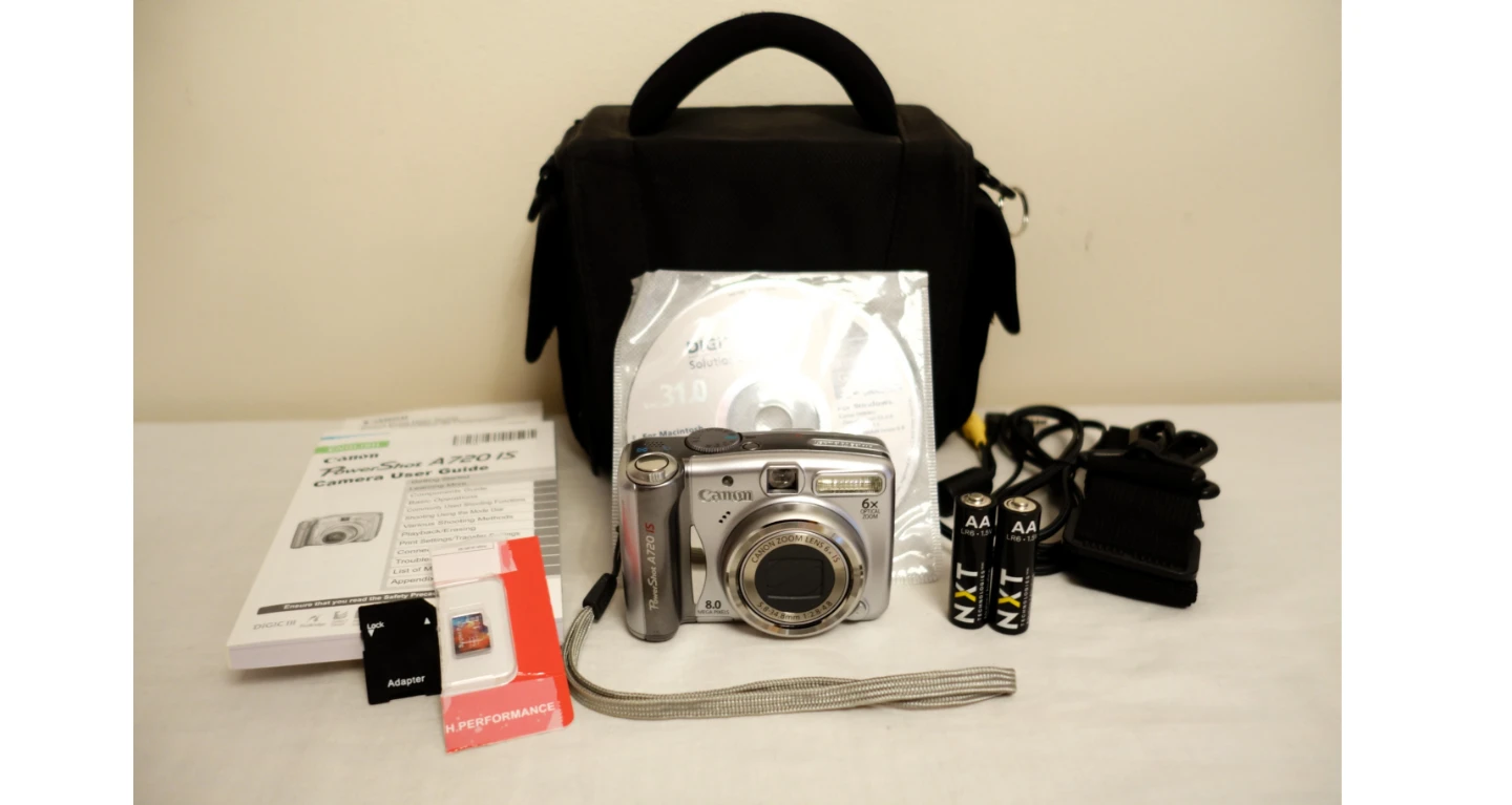 Canon PowerShot A720 IS Digital Camera Bundle