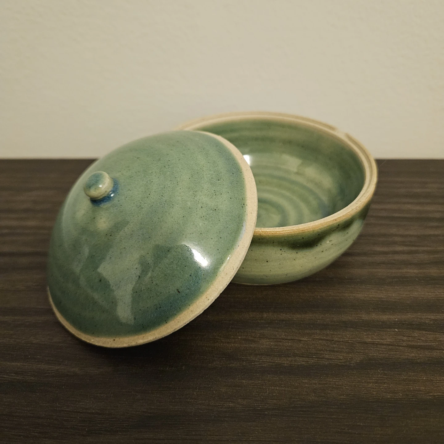 Handmade Ceramic Lidded Bowl - photo 2