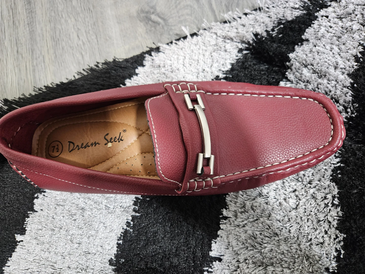 Dream Seek Women's Red Loafers Size 7.5