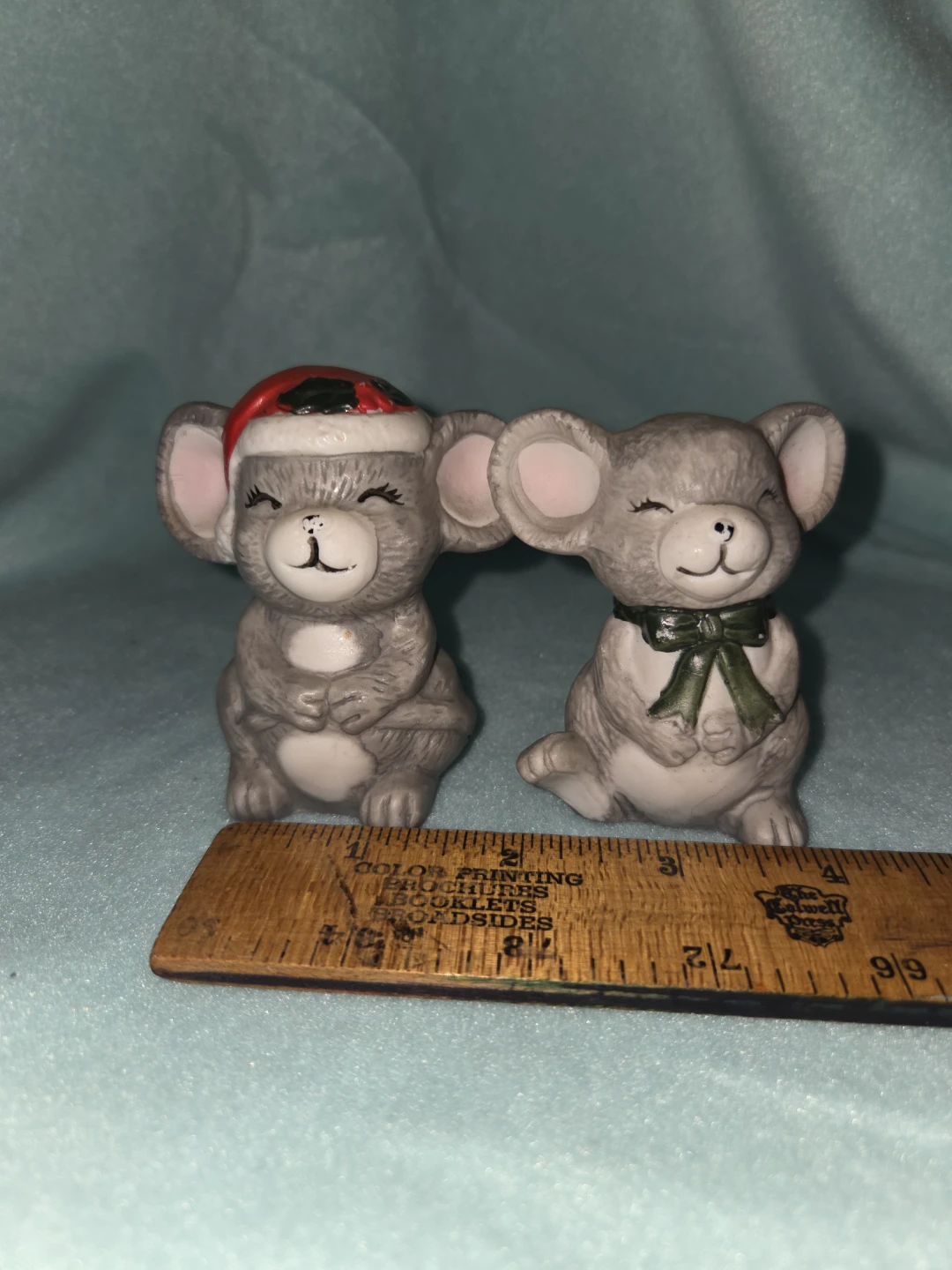 Ceramic Mouse Salt and Pepper Shakers