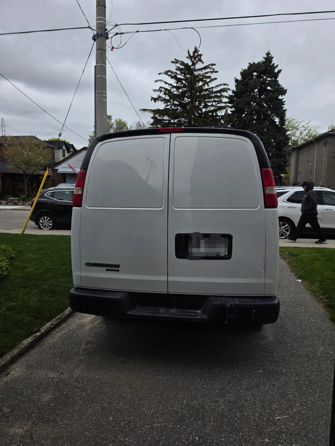 White Chevrolet Cargo Van - photo 3