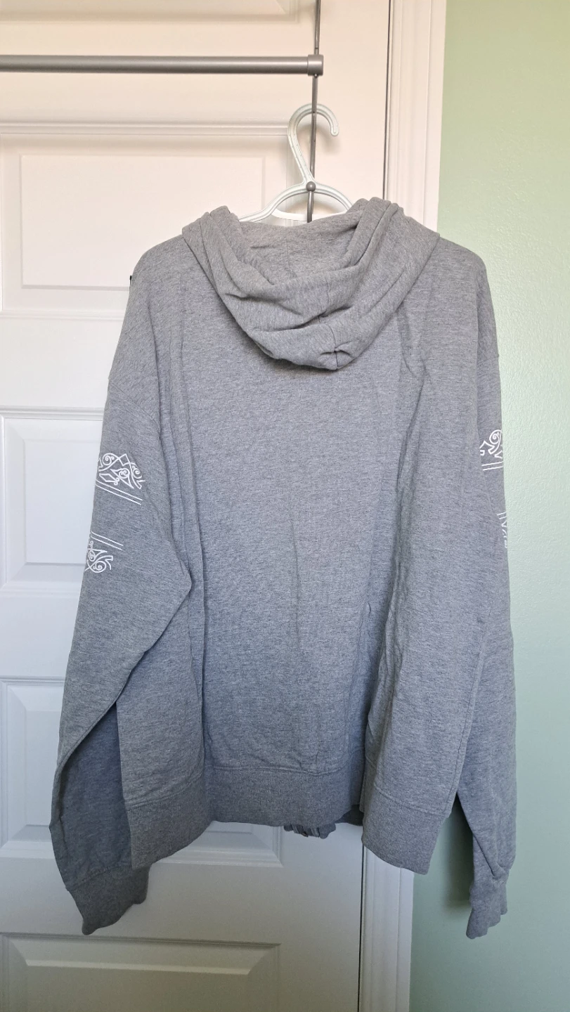 AVIREX Grey Zip-Up Hoodie XXXL - photo 2