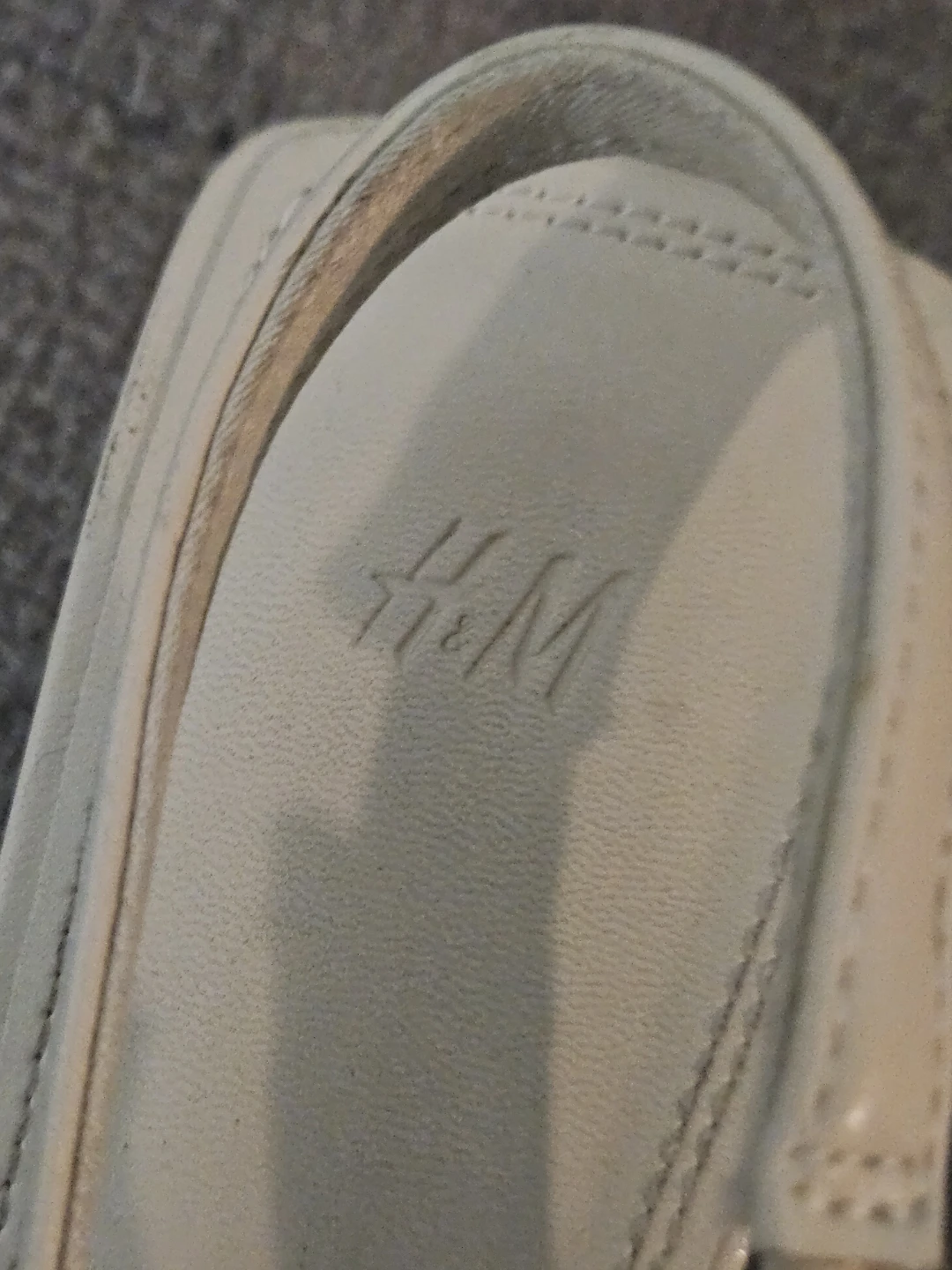 H&M Women's Cream Slingback Pointed Toe Heels Size 8 - photo 2