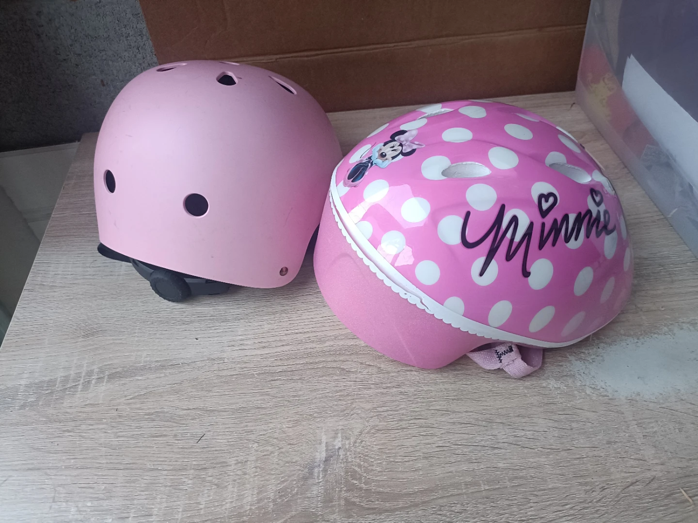 Kids Pink Minnie Mouse & Plain Helmets (2) - photo 3