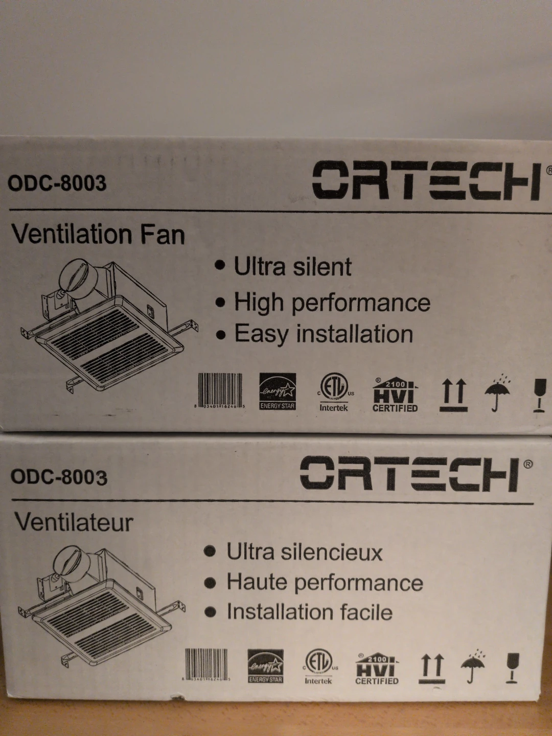 ORTECH Ventilation Fan ODC-8003