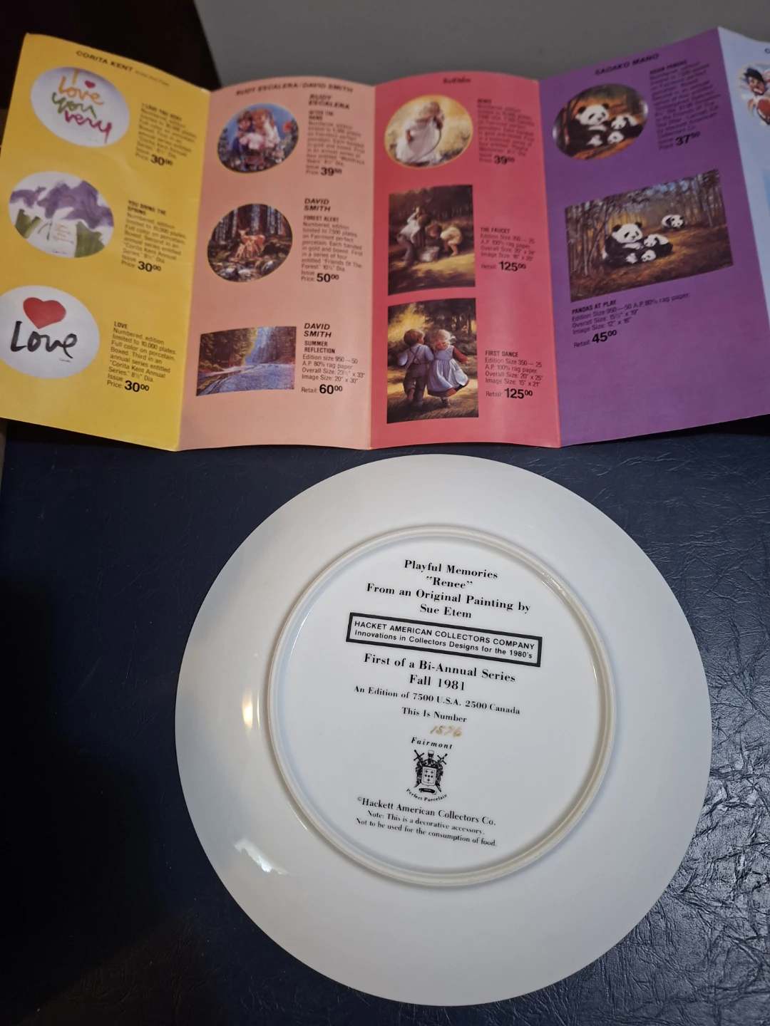 Hackett American Collectors "Playful Memories" Decorative Plate - photo 3