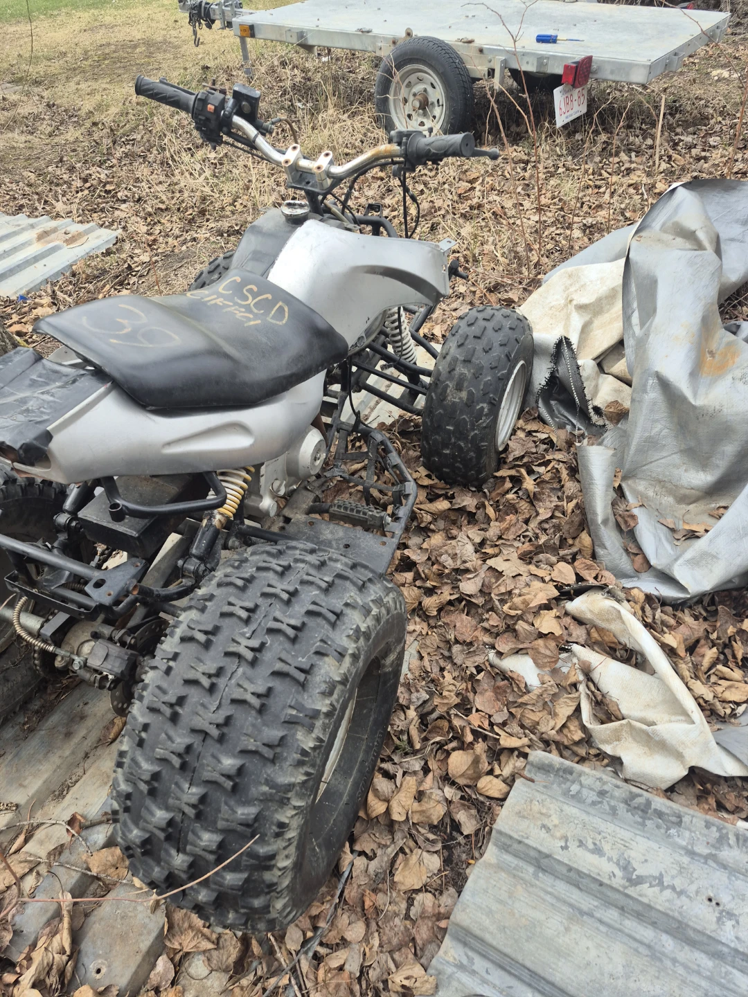 Silver Chinese quad 110cc - photo 3