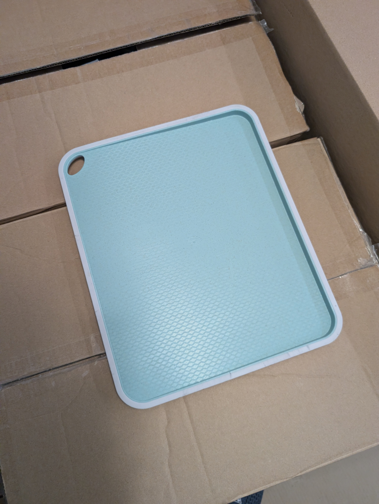 Light Blue Cutting Board with Handle