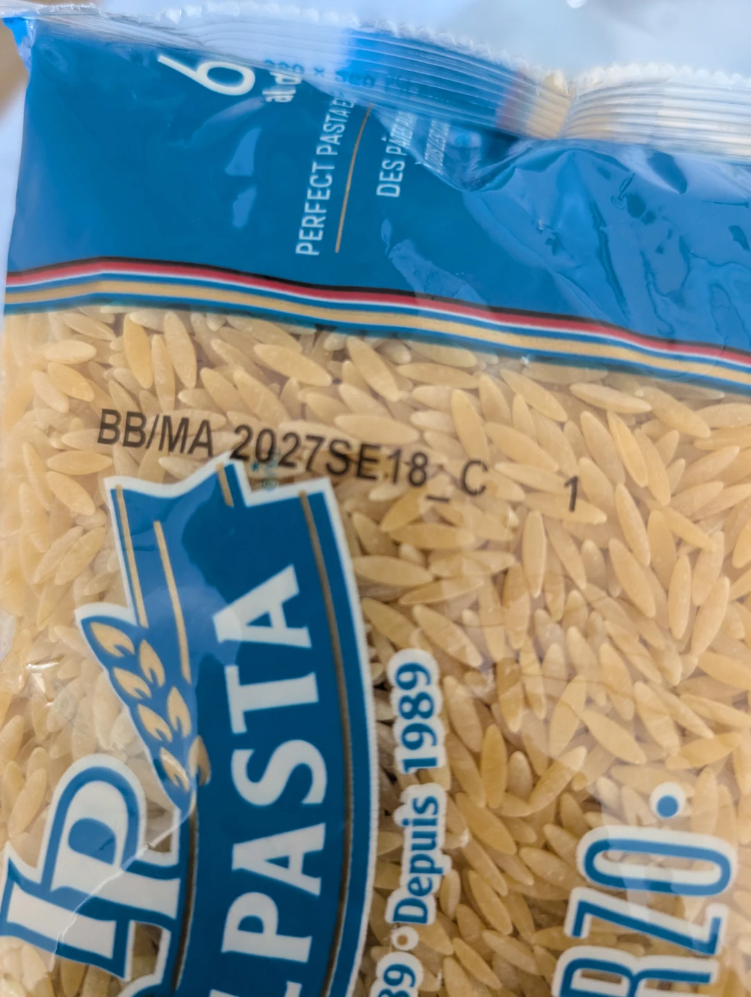 ItalPasta Orzo Pasta - 4 x 900g Bags - photo 2