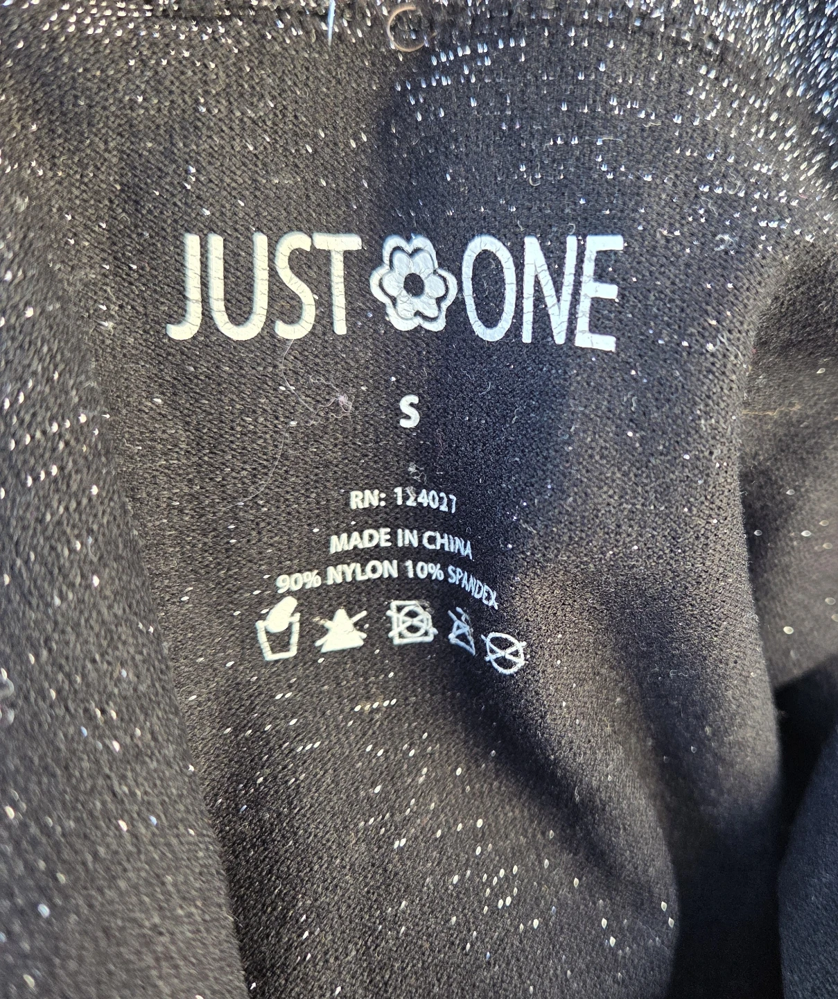 JUST ONE Women's Sparkle Leggings Size S - photo 3