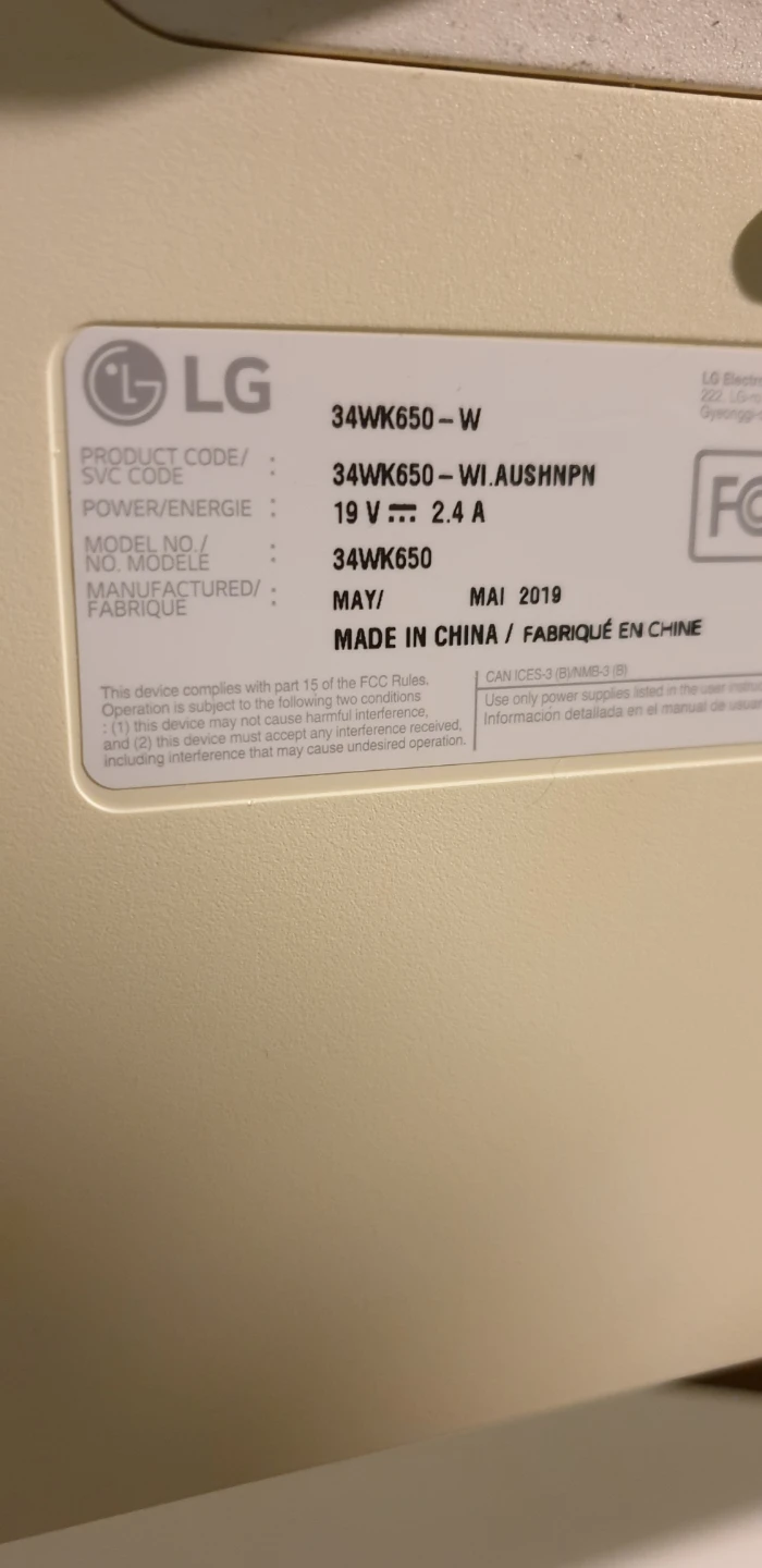 LG 34inch wide monitor - photo 3