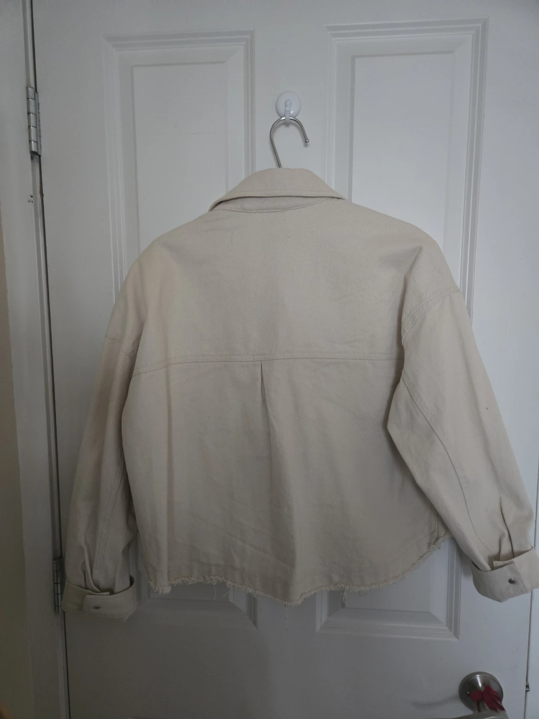 ZARA Cream Denim Jacket - photo 2
