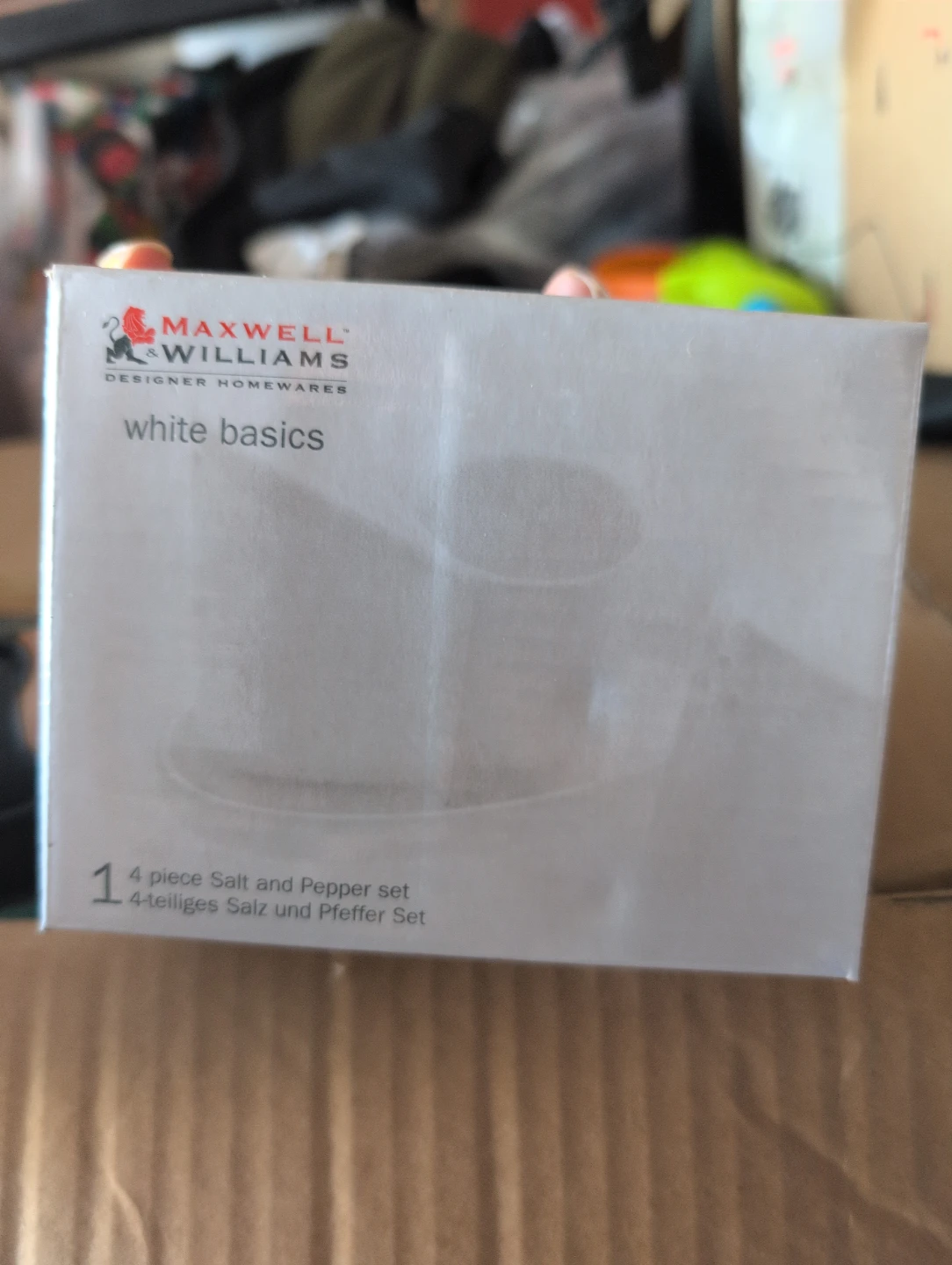 Maxwell Williams White Basics 4 Piece Salt and Pepper Set