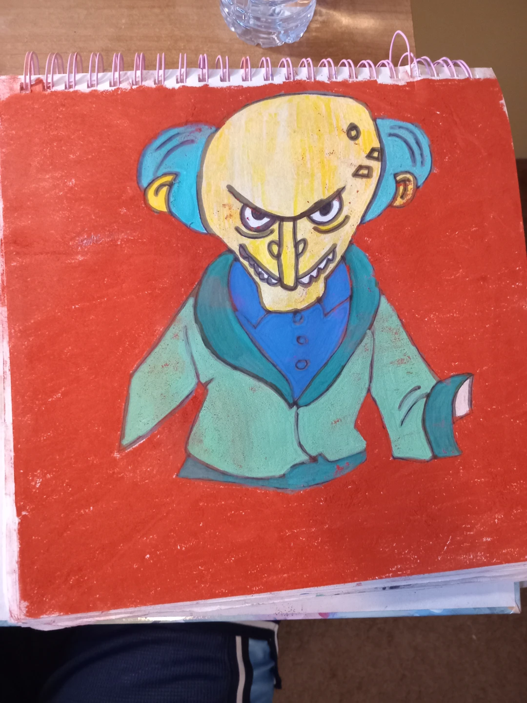 Mr. BURNS DRAWING BY CUSTOM ARTIST SHERWIN - photo 2